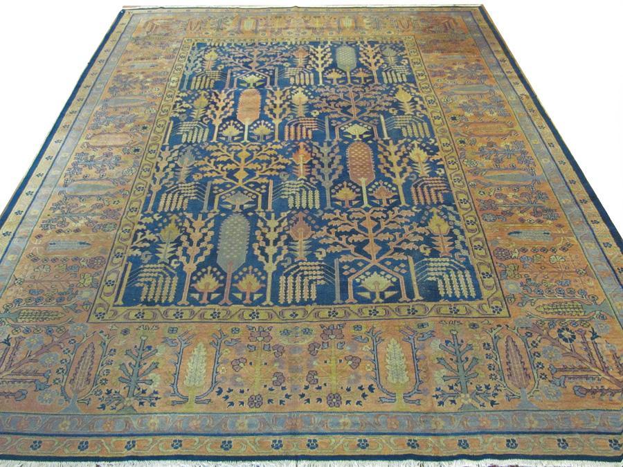TURKISH AGRA ANTIQUE CARPET/RUG