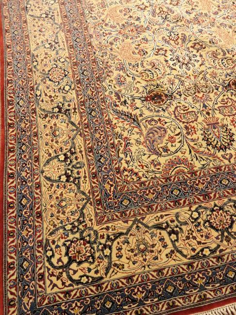 PERSIAN NAIN TUDESH VERY FINE CARPET/RUG