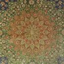 PERSIAN QUM SILK MASTERPIECE CARPET/RUG SIGNED NAZARI