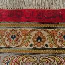 PERSIAN QUM SILK MASTERPIECE CARPET/RUG SIGNED NAZARI