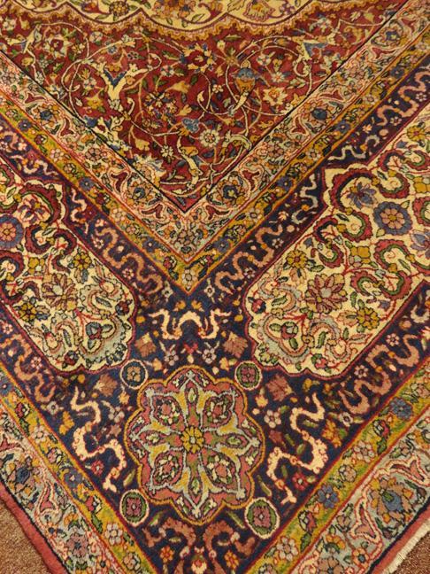 PERSIAN KERMAN ANTIQUE CARPET/RUG