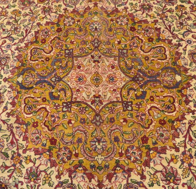 PERSIAN KERMAN ANTIQUE CARPET/RUG