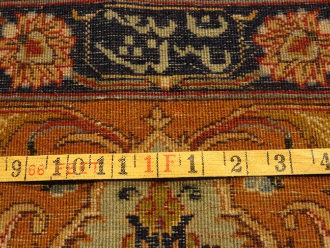 PERSIAN TABRIZ NEZAM CARPET/RUG SIGNED