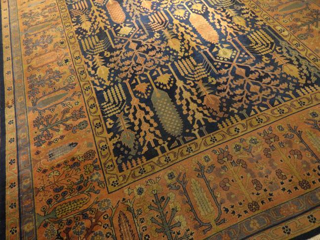 TURKISH AGRA ANTIQUE CARPET/RUG
