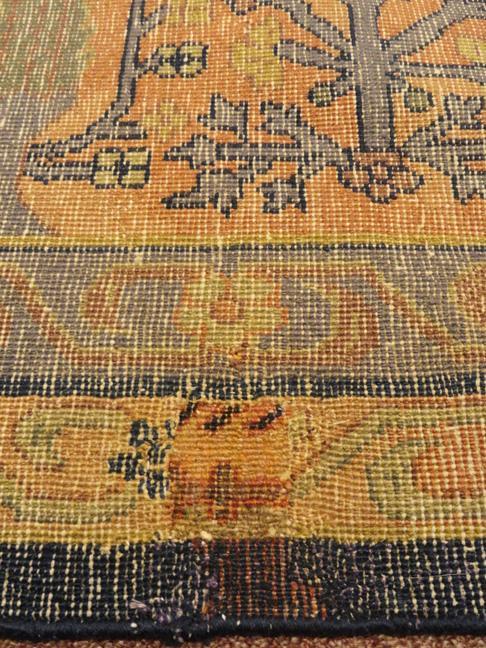 TURKISH AGRA ANTIQUE CARPET/RUG
