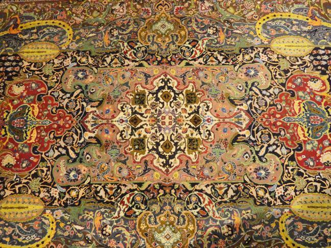 PERSIAN TABRIZ GALLATT CARPET/RUG ONE-OF-A-KIND 11' x 8;