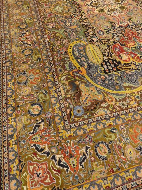 PERSIAN TABRIZ GALLATT CARPET/RUG ONE-OF-A-KIND 11' x 8;