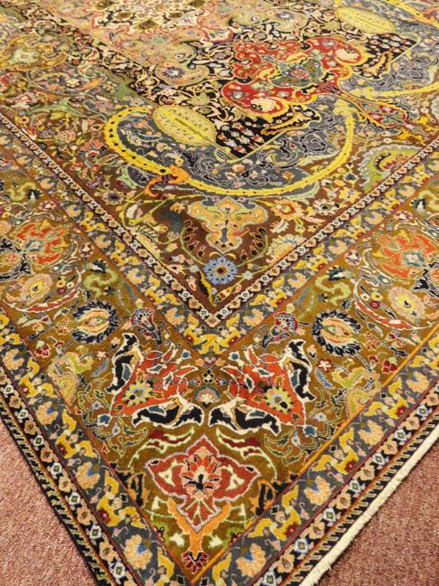 PERSIAN TABRIZ GALLATT CARPET/RUG ONE-OF-A-KIND 11' x 8;