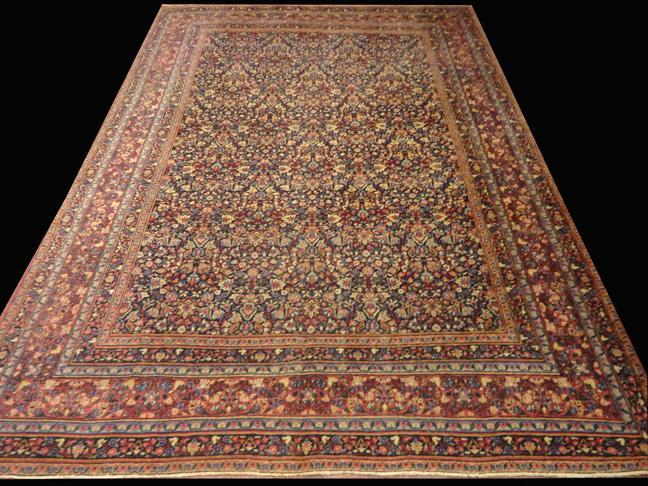 PERSIAN MASHAD DOROUSHT ANTIQUE CARPET/RUG