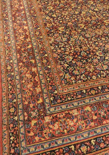 PERSIAN MASHAD DOROUSHT ANTIQUE CARPET/RUG