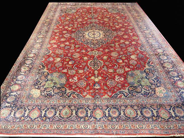 PERSIAN KASHAN VERY FINE CARPET/RUG 16' x 11'