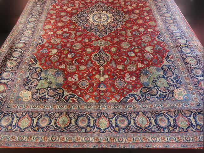 PERSIAN KASHAN VERY FINE CARPET/RUG 16' x 11'