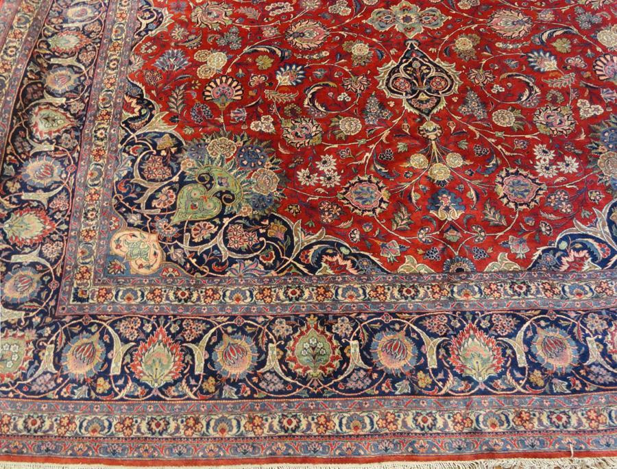 PERSIAN KASHAN VERY FINE CARPET/RUG 16' x 11'