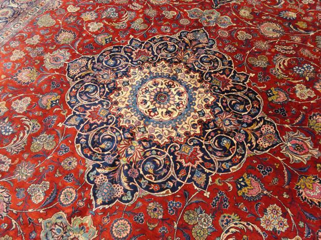 PERSIAN KASHAN VERY FINE CARPET/RUG 16' x 11'