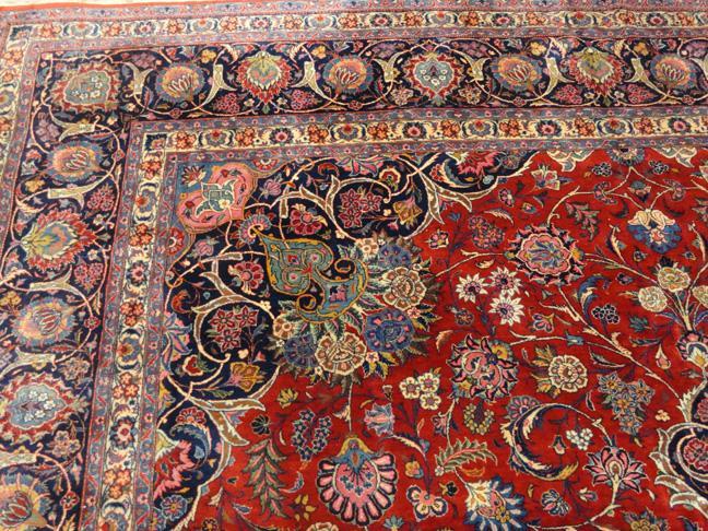 PERSIAN KASHAN VERY FINE CARPET/RUG 16' x 11'