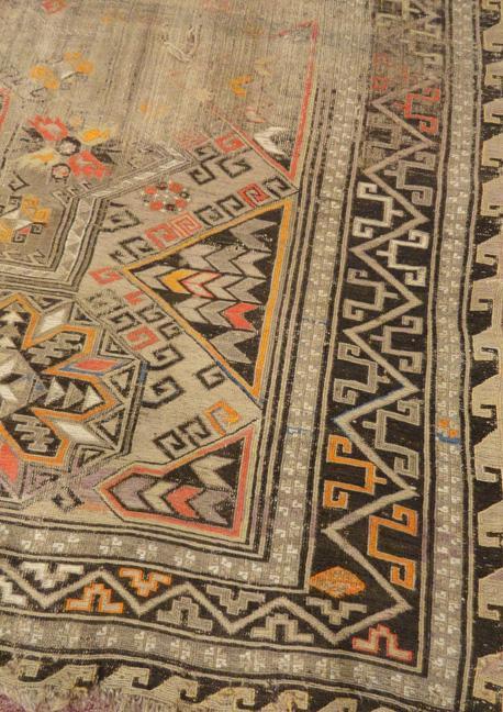 RUSSIAN SUMAK KILIM FLAT WEAVE RUG