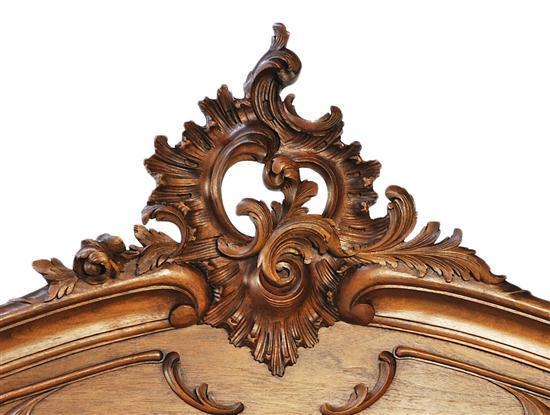 LOUIS XV ARMOIRE DOUBLE DOOR ARMOIRE