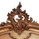 LOUIS XV ARMOIRE DOUBLE DOOR ARMOIRE