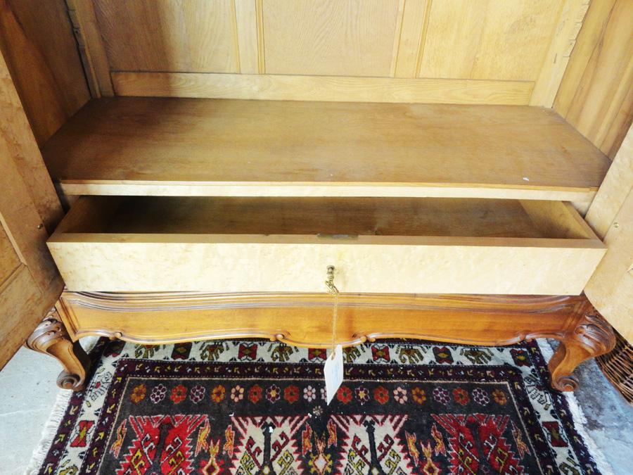 LOUIS XV ARMOIRE DOUBLE DOOR ARMOIRE