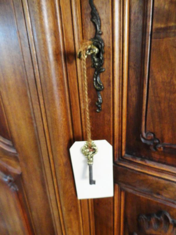 LARGE FRENCH LOUIS XV ARMOIRE WALNUT