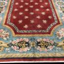 CHINESE ART DECO Ca. 1940's FLORAL CARPET/RUG 11'3