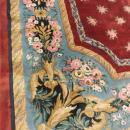 CHINESE ART DECO Ca. 1940's FLORAL CARPET/RUG 11'3