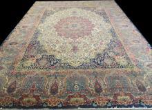 PERSIAN ANTIQUE KERMAN CARPET/RUG 14' x 11'