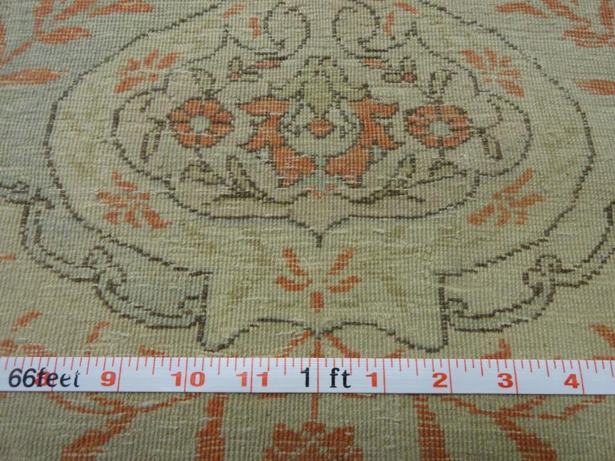 TURKISH HEREKE PRAYER WOOL HAND WOVEN SIGNED 6'1