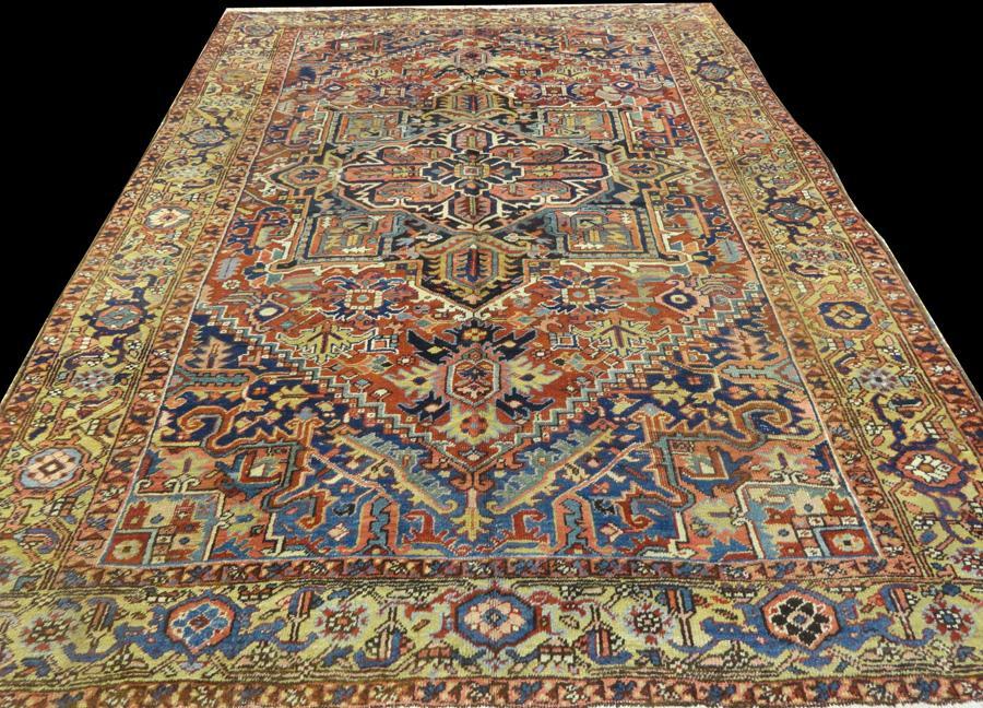 PERSIAN ANTIQUE HERIZ SERAPI CARPET/RUG 10'3