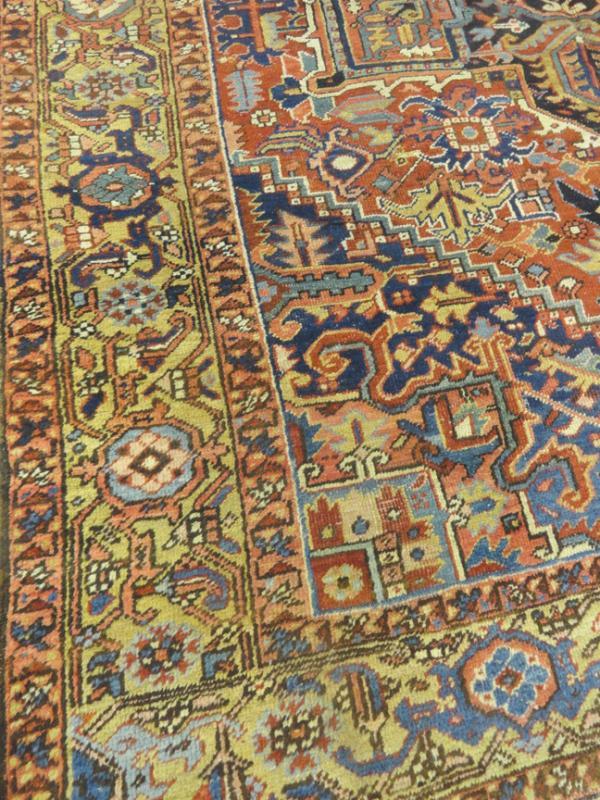 PERSIAN ANTIQUE HERIZ SERAPI CARPET/RUG 10'3