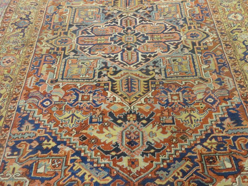 PERSIAN ANTIQUE HERIZ SERAPI CARPET/RUG 10'3