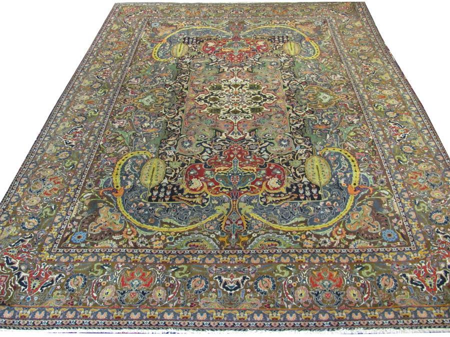 PERSIAN TABRIZ GALLATT CARPET/RUG ONE-OF-A-KIND 11' x 8;