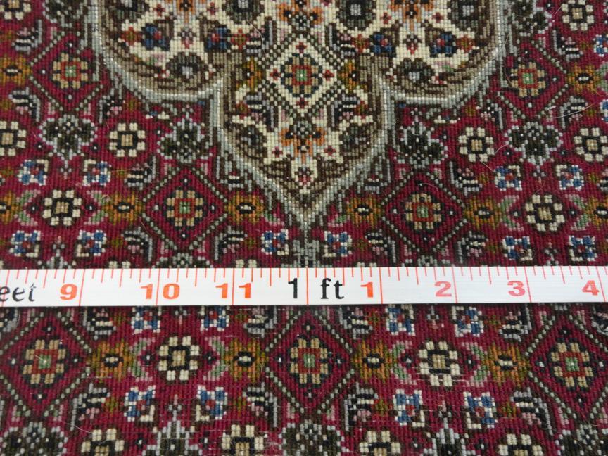 PERSIAN TABRIZ MAHI SILK AND WOOL CARPET/RUG 13'2