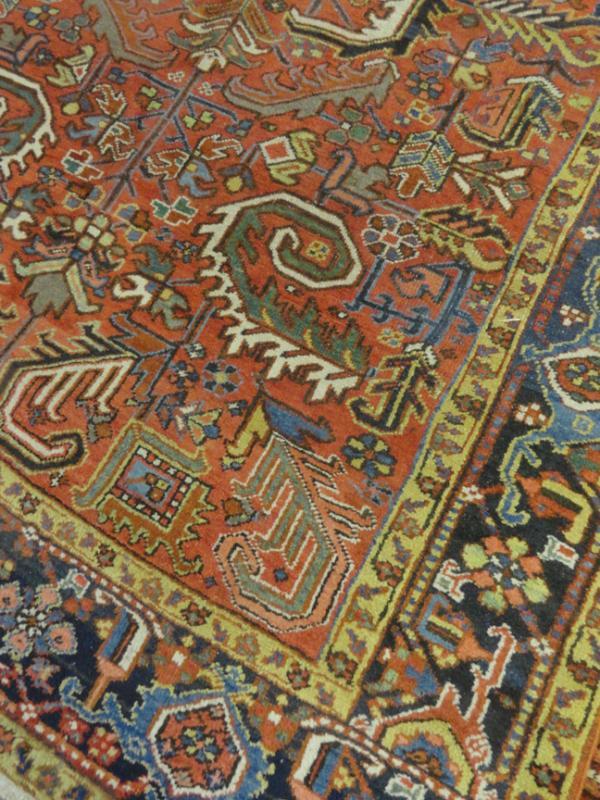 PERSIAN ANTIQUE HERIZ SERAPI CARPET/RUG 10'.2