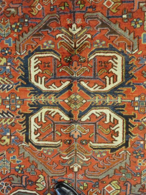 PERSIAN ANTIQUE HERIZ SERAPI CARPET/RUG 10'.2