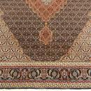 PERSIAN TABRIZ MAHI SILK AND WOOL CARPET/RUG 6'8
