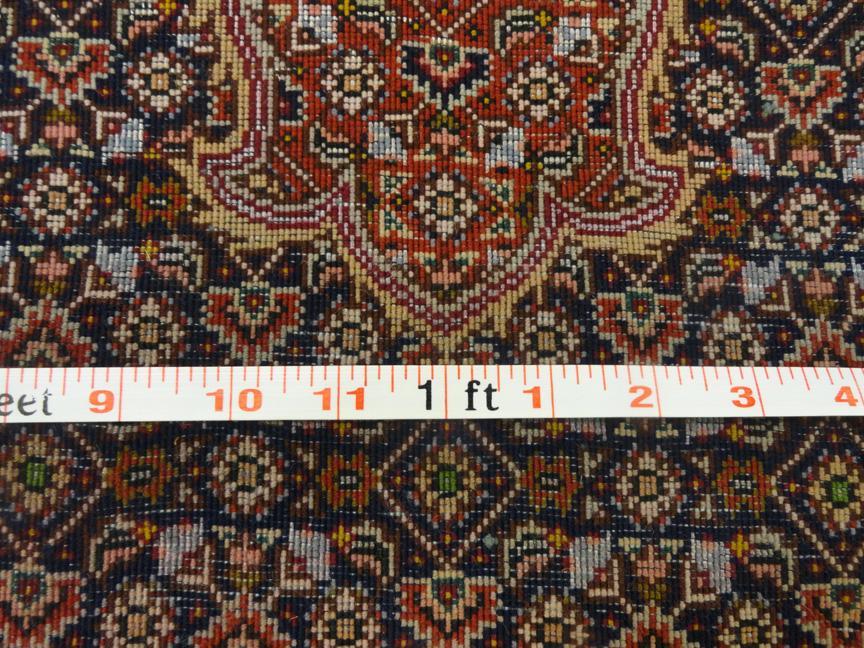 PERSIAN TABRIZ MAHI SILK AND WOOL CARPET/RUG 6'8