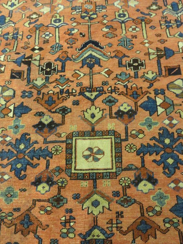 PERSIAN ANTIQUE HERIZ SERAPI CARPET/RUG 12'.3
