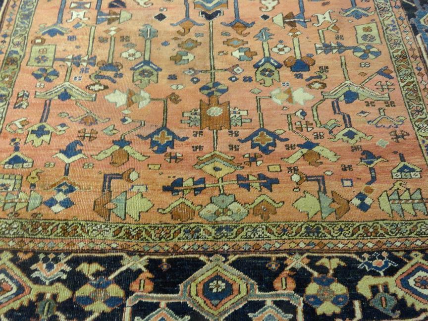 PERSIAN ANTIQUE HERIZ SERAPI CARPET/RUG 12'.3