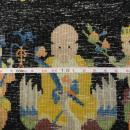 OLD CHINESE IMMORTALS SMALL PICTORIAL RUG 6' x 2'6