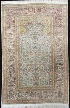 TURKISH KAYSEIRIE SILK PRAYER WITH POETRY 3'3