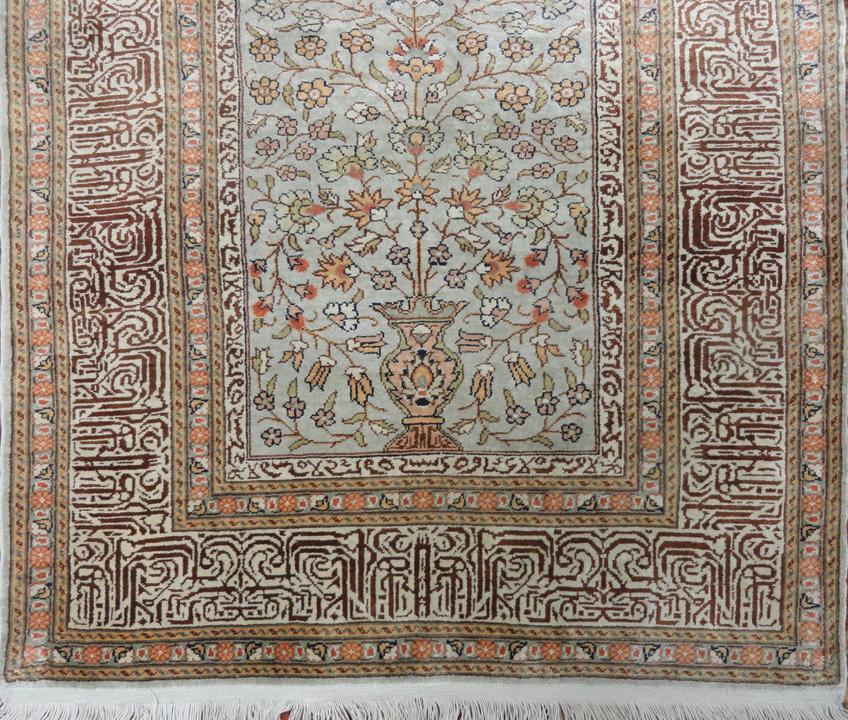 TURKISH KAYSEIRIE SILK PRAYER WITH POETRY 3'3