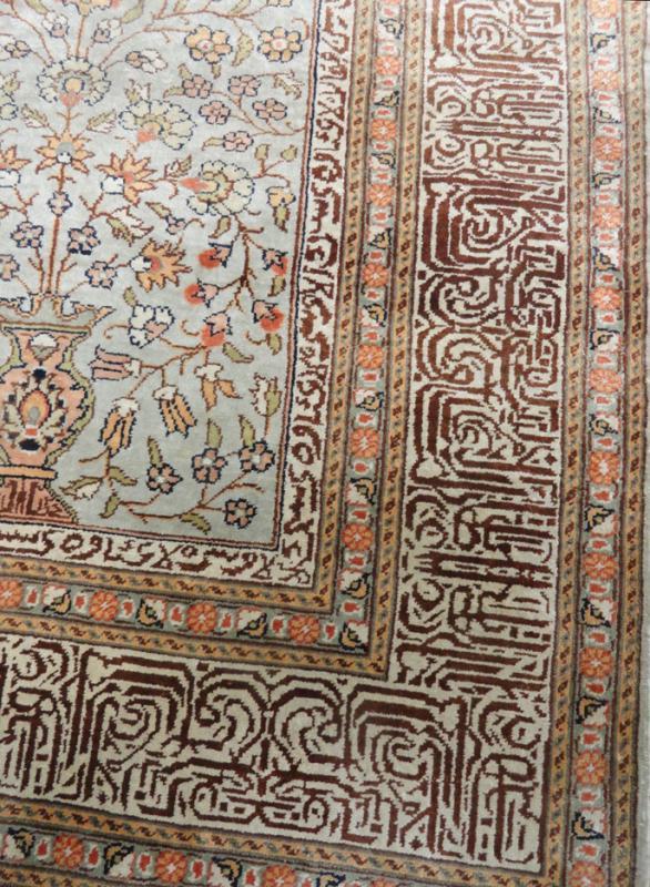 TURKISH KAYSEIRIE SILK PRAYER WITH POETRY 3'3
