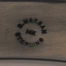 Bruce Morgan - Navajo Sterling Silver 14K Gold Bracelet