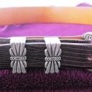 Sterling Silver RDM and belt is Saddlebags Lizzard, Size 30