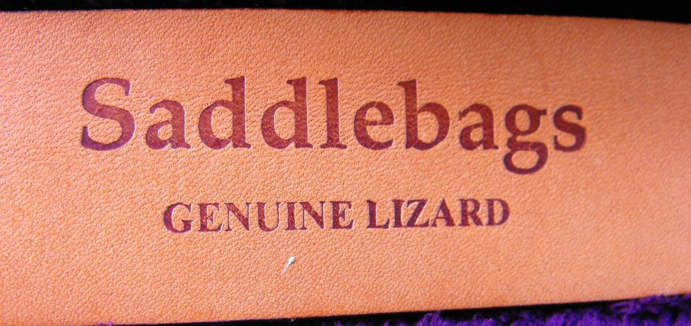 Sterling Silver RDM and belt is Saddlebags Lizzard, Size 30