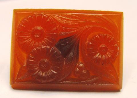Antique Victorian Intaglio Faceted Carnelian 10k Studs