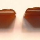 Antique Victorian Intaglio Faceted Carnelian 10k Studs