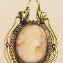 Antinque Cameo and Single Cut Diamond