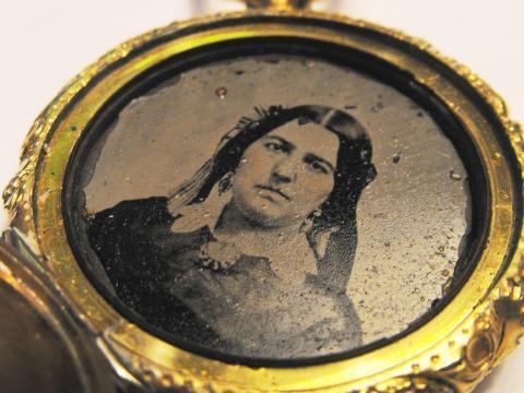 Antique Victorian locket charm.